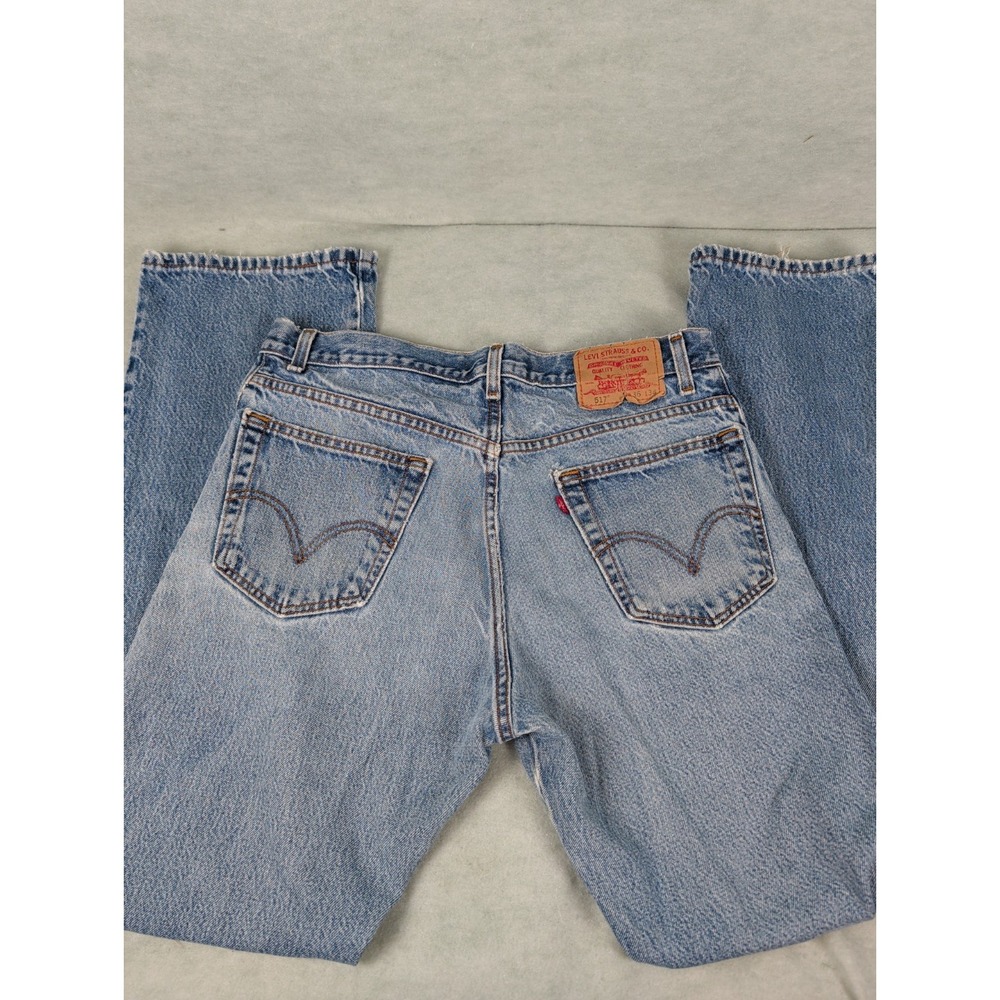 Vintage Levi 517 Jeans Mens 36x34 Boot Cut Blue Denim Western Casual Y2K
